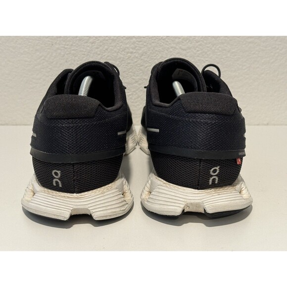 On Cloud 5 Mens Running Shoes Sz 13 Black White Sneakers Active Gym Casual Work